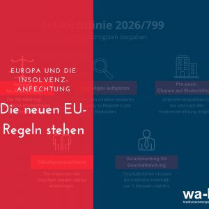 Europa und die Insolvenzanfechtung: Die neuen EU-Regeln stehen