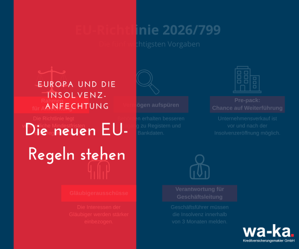 Europa und die Insolvenzanfechtung: Die neuen EU-Regeln stehen